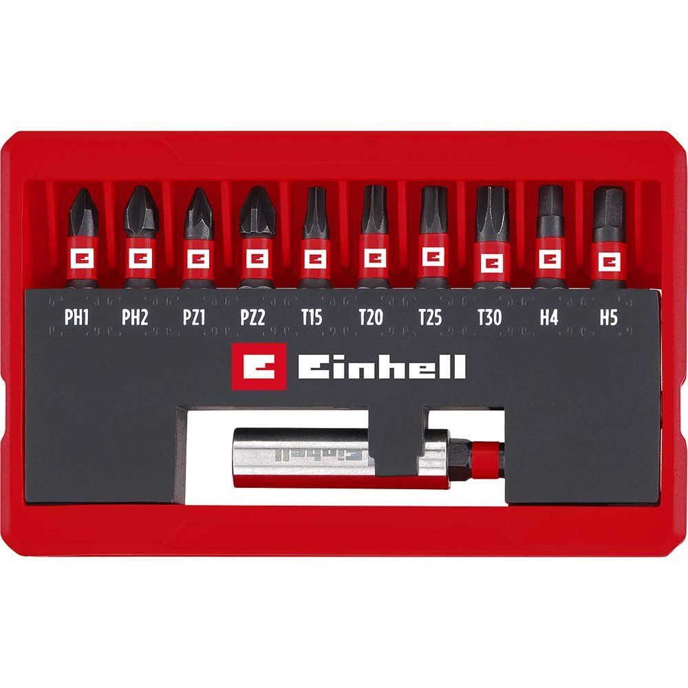 Einhell 11 Piece Impact Screwdriver Bit Set in Pocket Case - Image 1