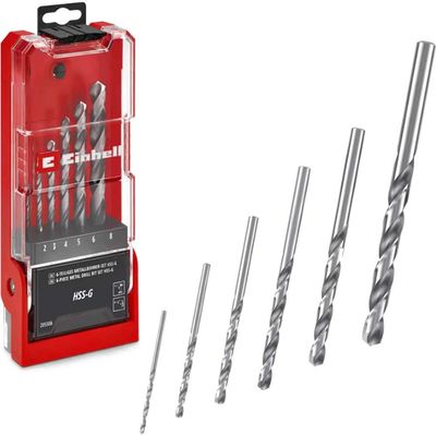 Einhell 6 Piece HSS-G Drill Bit Set