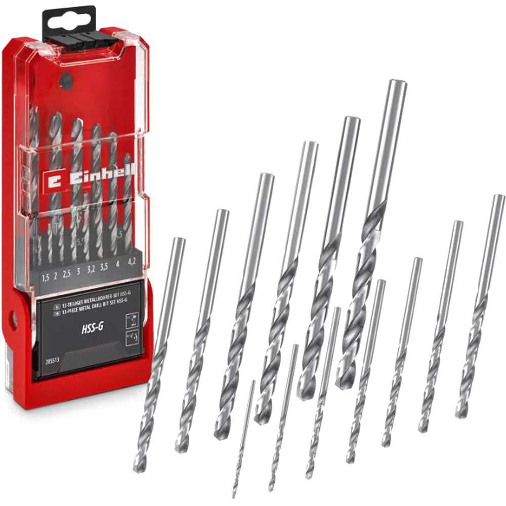 Einhell 13 Piece HSS-G Drill Bit Set - Image 1