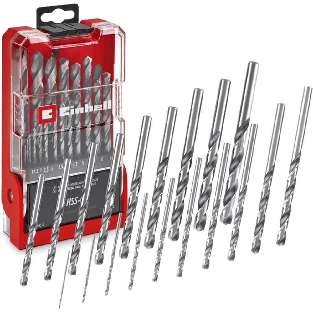 Einhell 19 Piece HSS-G Drill Bit Set - Image 1