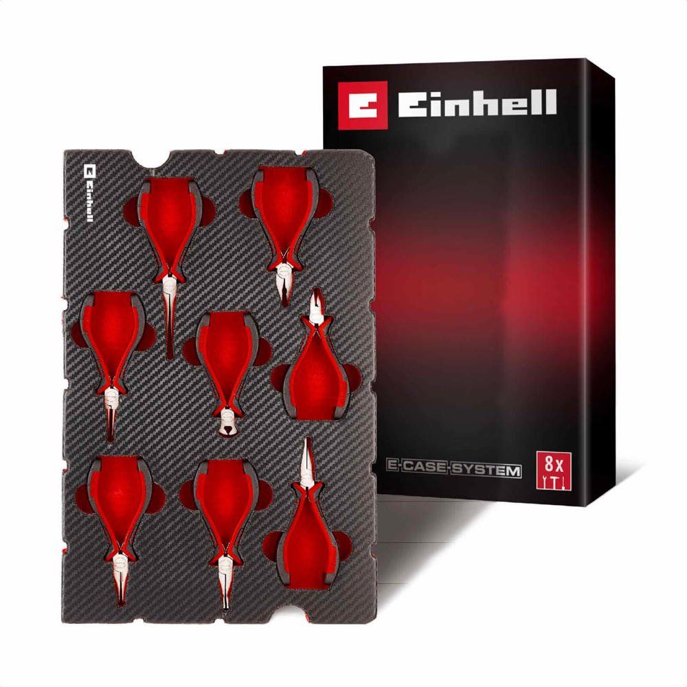 Einhell 8 Piece Precision Plier Set in Foam Tray for E Case - Image 1