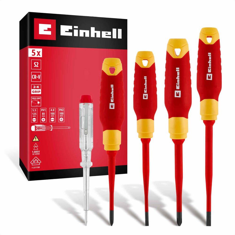 Einhell 5 Piece VDE Insulated Screwdriver set - Image 1