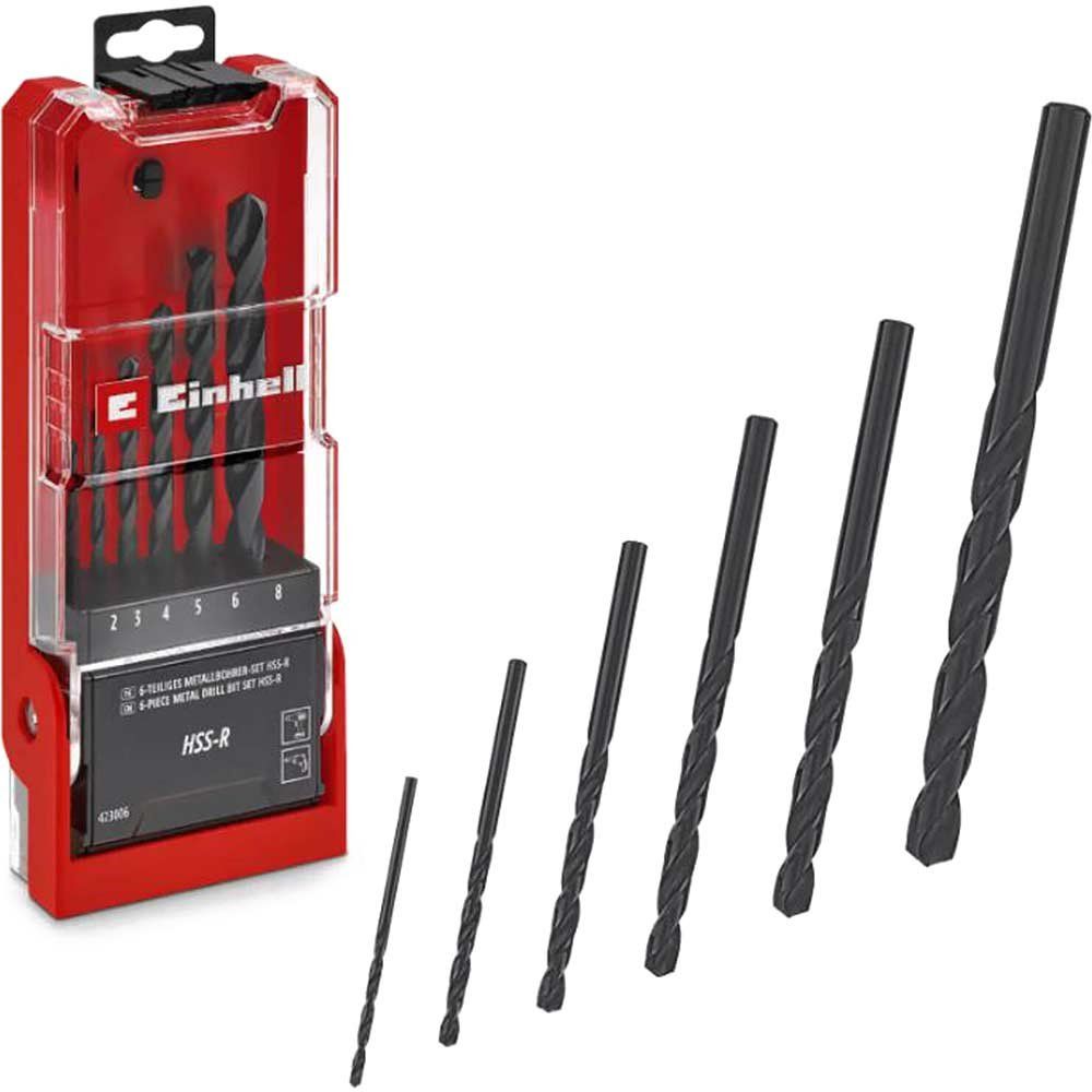 Einhell 6 Piece HSS-R Drill Bit Set - Image 1