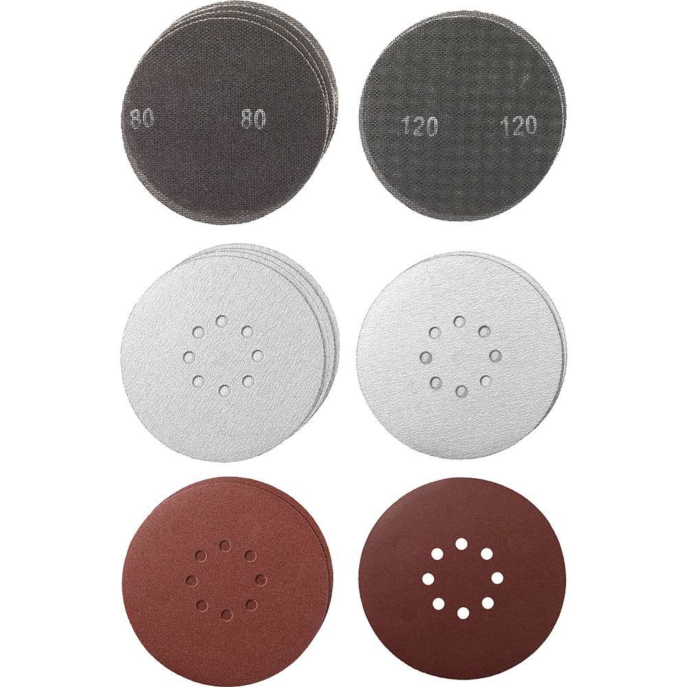 Einhell 15 Piece Drywall Sanding Disc Set 225mm 225mm Assorted Pack of 15 - Image 1