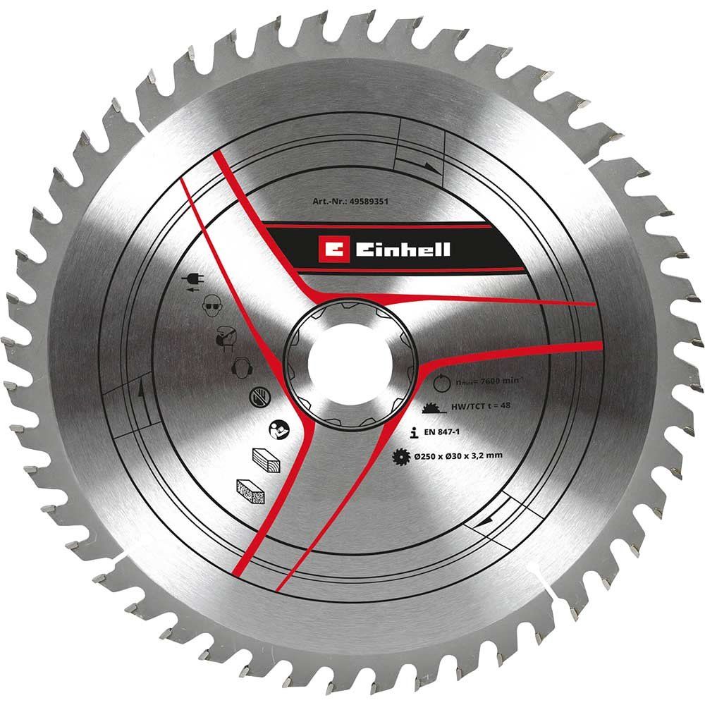 Einhell TCT Circular Saw Blade 250mm 48T 30mm - Image 1