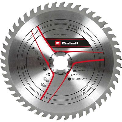 Einhell TCT Circular Saw Blade 250mm 48T 30mm