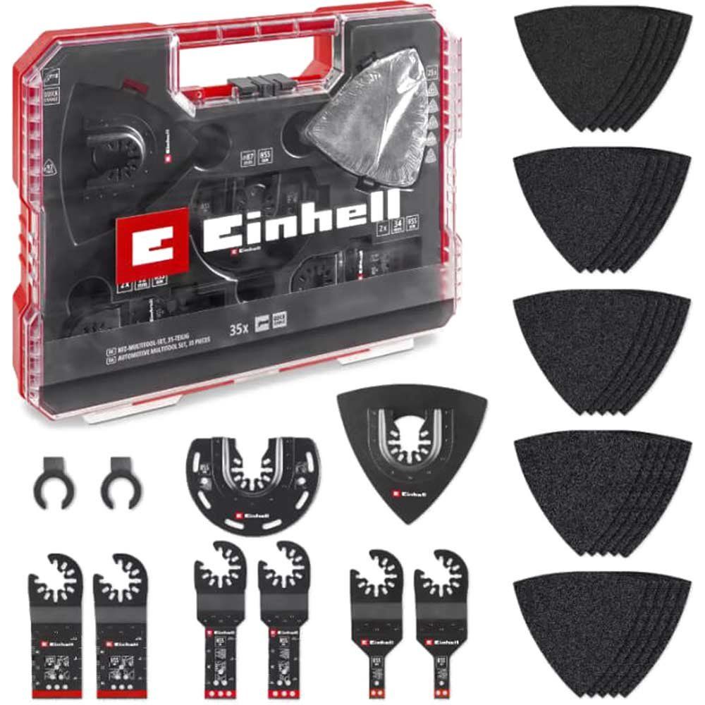 Einhell 35 Piece OIS Oscillating Multi Tool Accessory Set for Metal in XL Plus Case - Image 1