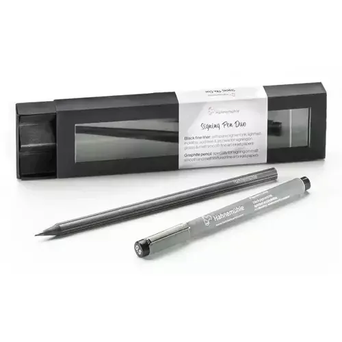 Hahnemhle Signing Pen Duo Capped gel pen Black 2 pc(s) - Image 1