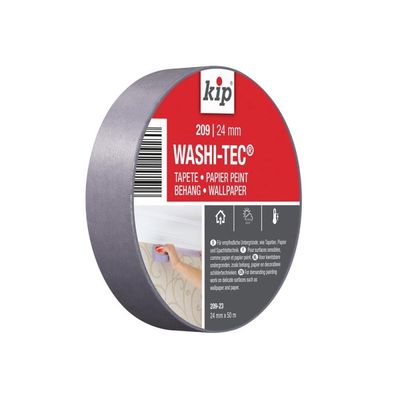 Kip® 223499 209 Premium Low Tack Washi-Tec® Masking Tape 24Mm X 50M