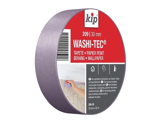 Kip® 222546 209 Premium Low Tack Washi-Tec® Masking Tape 30Mm X 50M