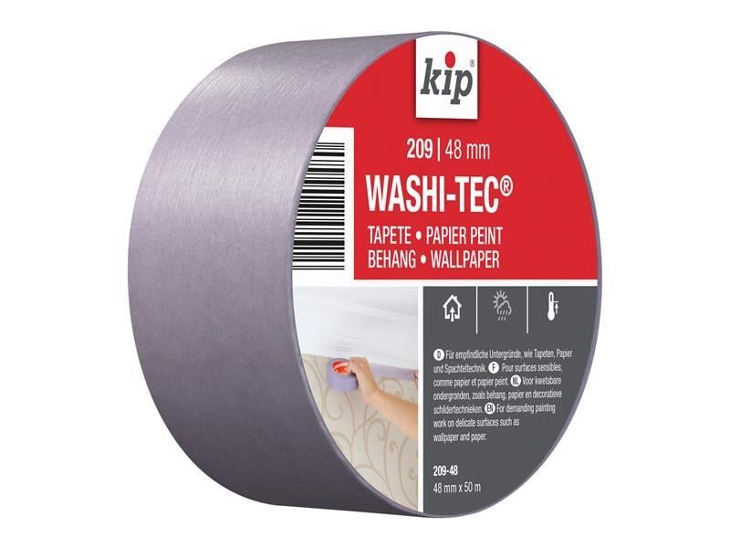 Kip® 222547 209 Premium Low Tack Washi-Tec® Masking Tape 48Mm X 50M - Image 1
