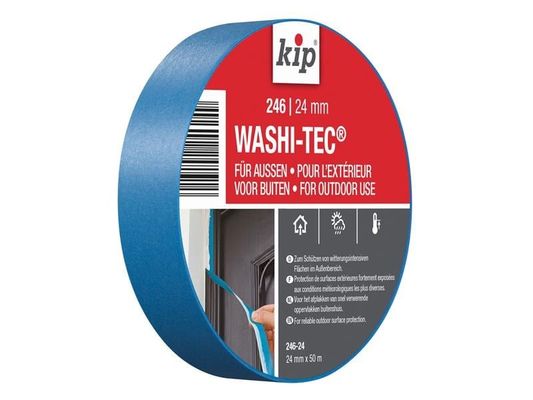 Kip® 222845 246 Premium Outdoor Washi-Tec® Masking Tape 24Mm X 50M
