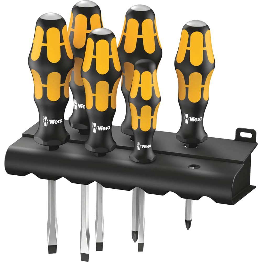 Wera 6 Piece Kraftfoktor Screwdriver Set - Image 1