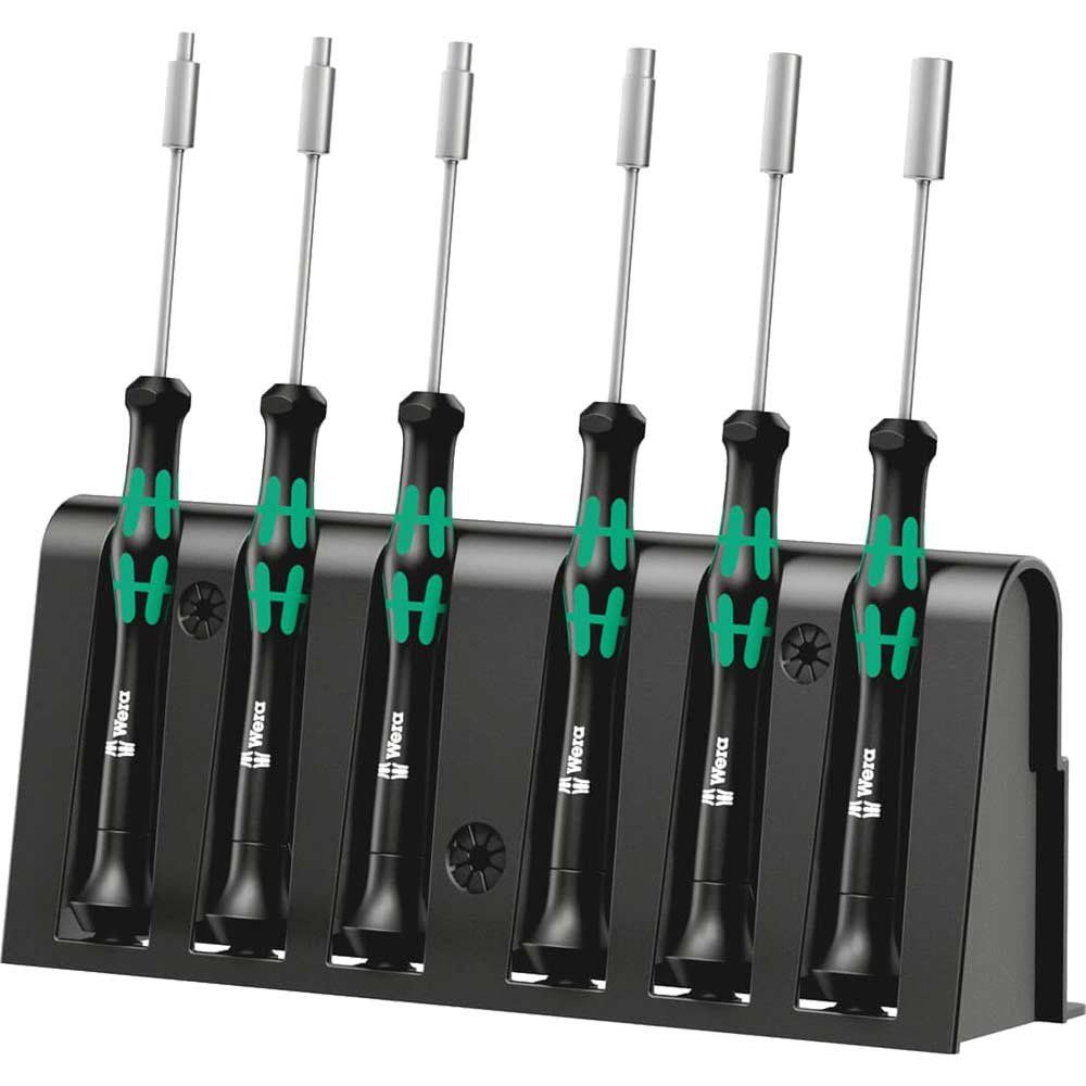 Wera 6 Piece 2069/6 Nutspinner Screwdriver Set - Image 1