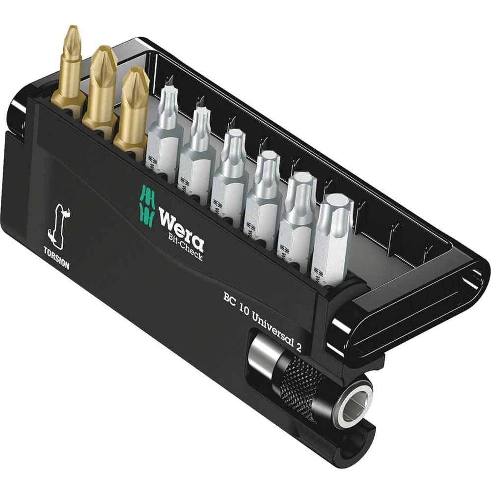 Wera 10 Piece Bit-Check Bitorsion Screwdriver Bit Set - Image 1