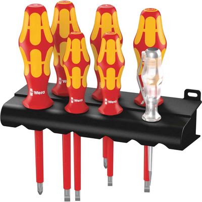 Wera 160 i/7 Kraftform Plus Lasertip VDE Screwdriver Set