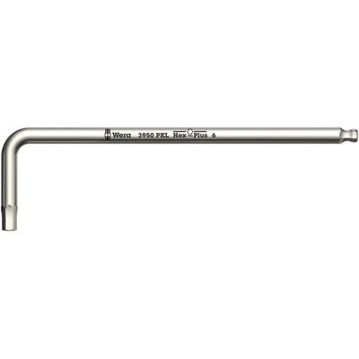Wera 3950 Stainless Steel Ball End Hexagon Allen Key Metric 6mm