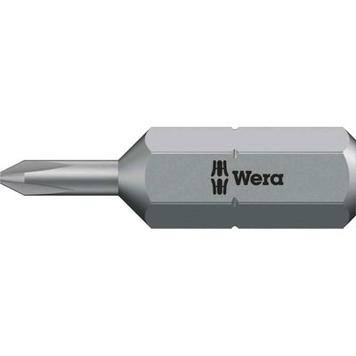 Wera 851/1J Extra Tough Phillips Screwdriver Bits PH1 25mm Pack of 1