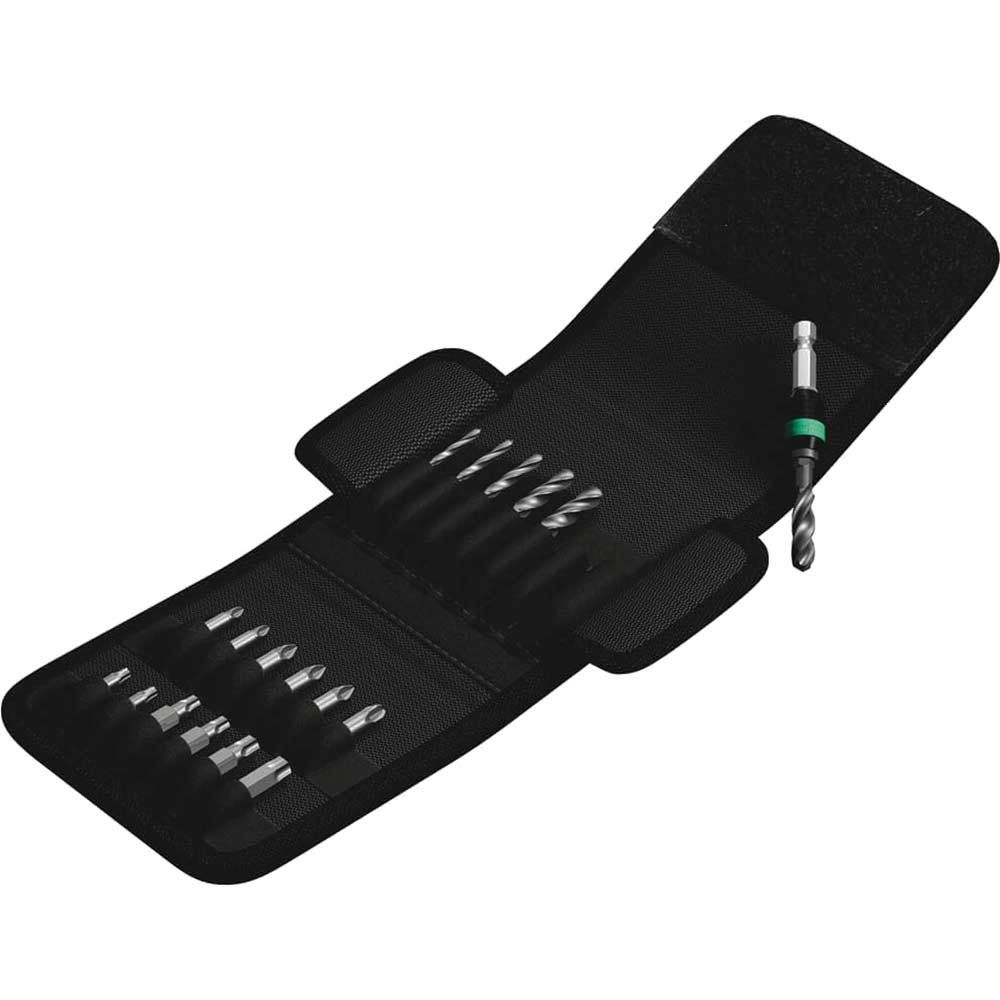 Wera 19 Piece 1/4" Hex Shank HSS Drill and Screwdriver Bit Set - Image 1