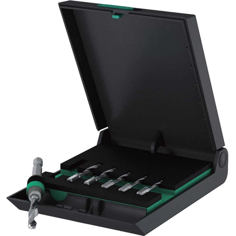 Wera 7 Piece 847 Combination Tapping Drill Bit Set - Image 1