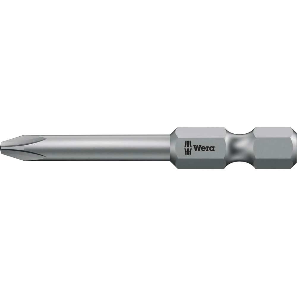 Wera 851/4J Extra Tough Phillips Screwdriver Bits PH0 50mm Pack of 1 - Image 1