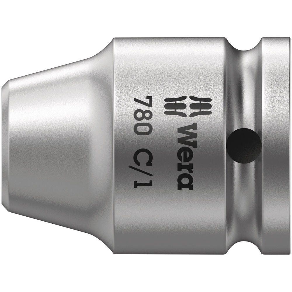 Wera 780C/1S Extra Strong 1/2" Square Drive to 1/4" Hex Screwdriver Bit Holder 1/2" - Image 1