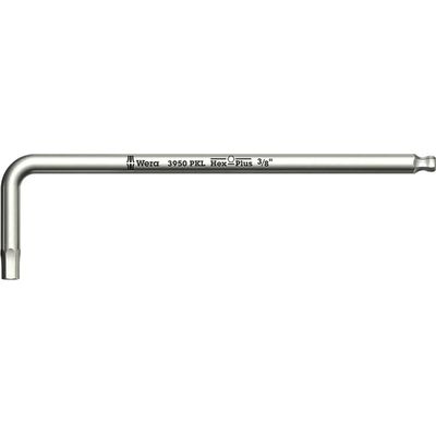 Wera 3950PKL Stainless Steel Ball End Hexagon Allen Key Imperial 7/64"