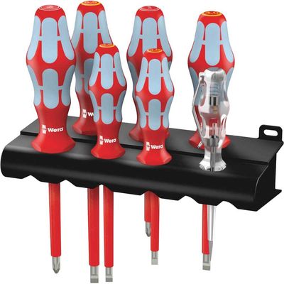 Wera 3160I/7 Screwdriver Set Kraftform VDE Stainless 6 Pieces