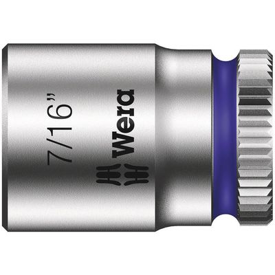Wera 8790 HMA Zyklop 1/4" Drive Hexagon Socket Metric 1/4" 6mm