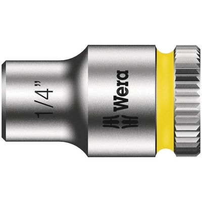 Wera 8790 HMA Zyklop 1/4" Drive Hexagon Socket Imperial 1/4" 1/4"