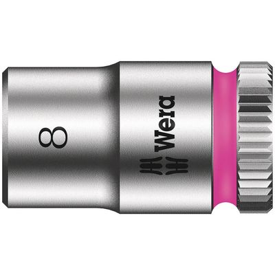 Wera 8790 HMA Zyklop 1/4" Drive Hexagon Socket Imperial 1/4" 9/32"