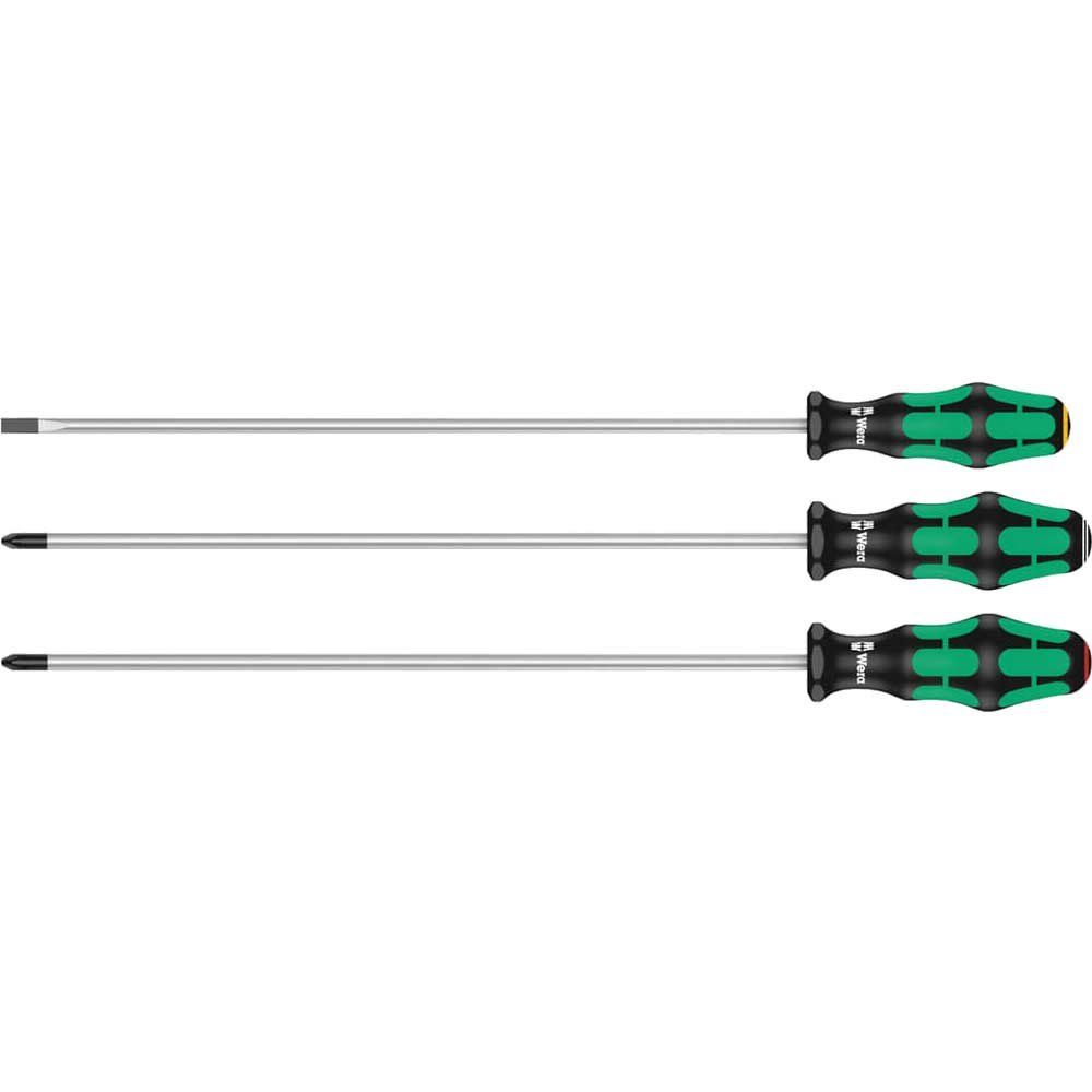 Wera 3 Piece Kraftform Long Series Screwdriver Set - Image 1