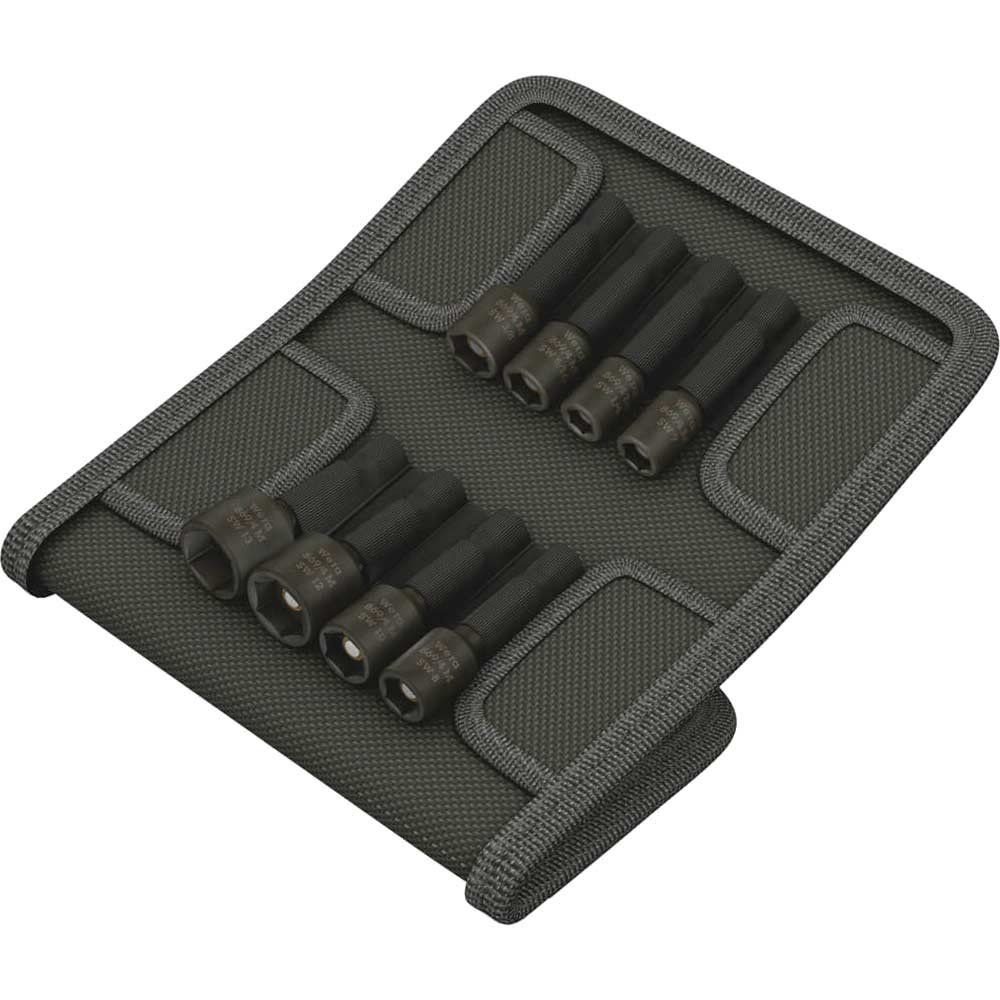 Wera 869/4M Sb Nutsetter Set Mm+Af Carded 8 Pieces - Image 1