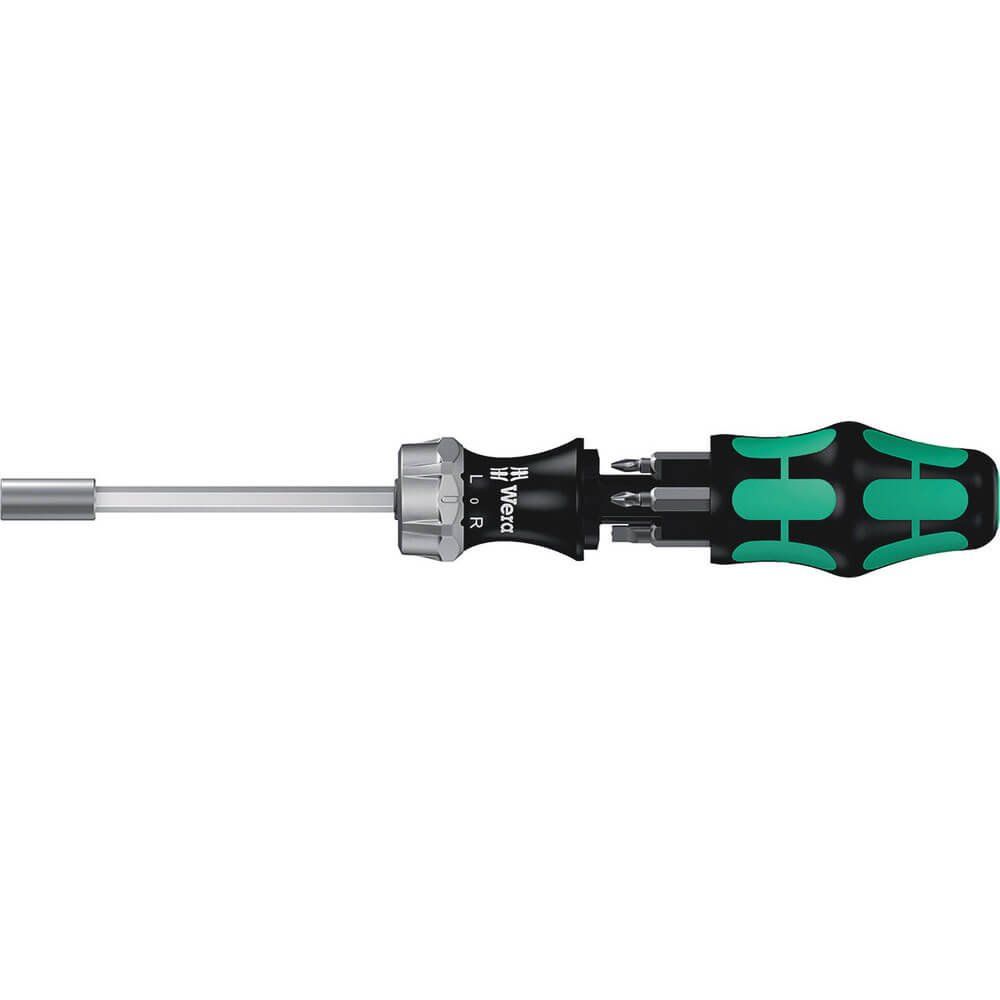 Wera 7 Piece Kraftform Kompakt Ratchet Screwdriver - Image 1
