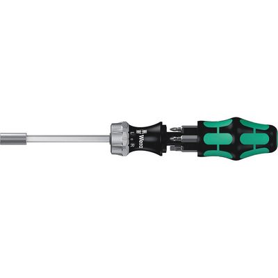 Wera 7 Piece Kraftform Kompakt Ratchet Screwdriver
