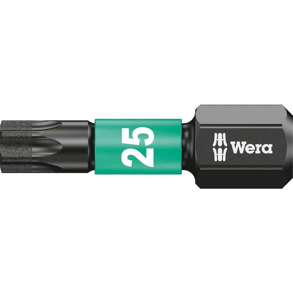Wera 867/1 Impaktor Torx Screwdriver Bits T25 25mm Pack of 10 - Image 1