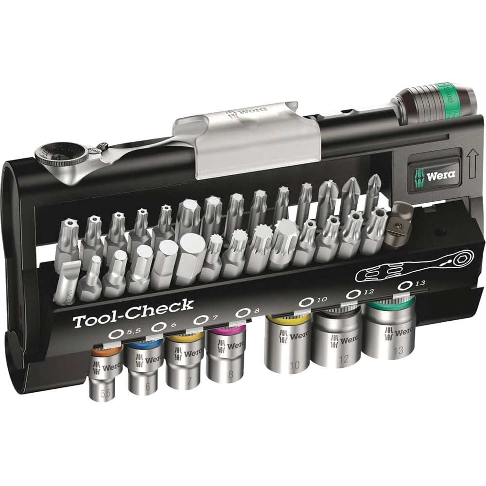 Wera 38 Piece 1/4" Drive Tool-Check Automotive 1 Socket Set - Image 1