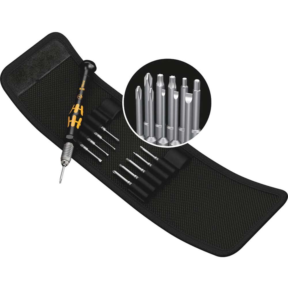 Wera 11 Piece Kraftform Kompakt Micro ESD Screwdriver Set - Image 1