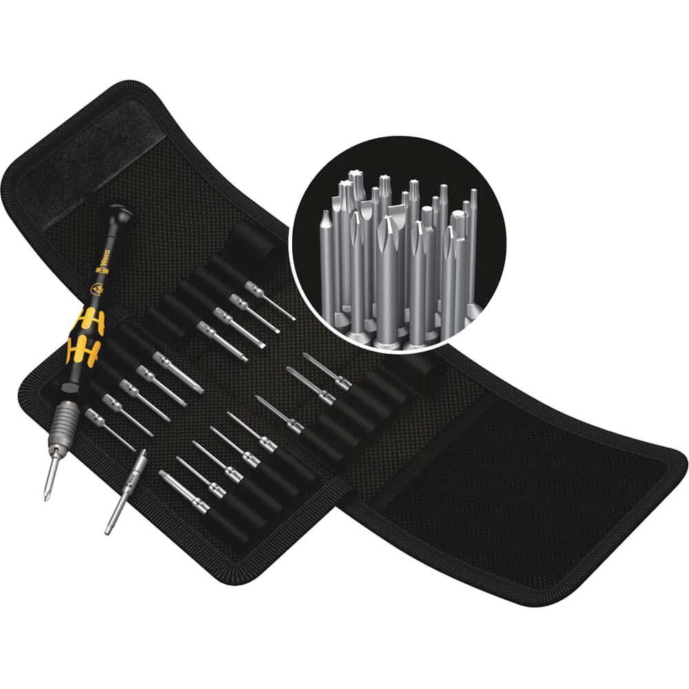 Wera 20 Piece Kraftform Kompakt Micro ESD Screwdriver Set - Image 1