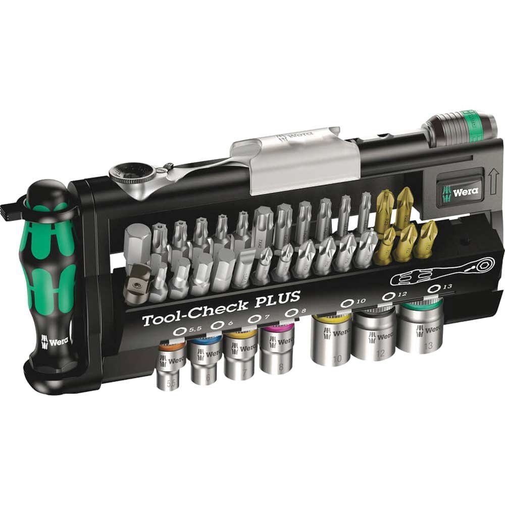 Wera 39 Piece 1/4" Drive Tool Check Plus Bit and Socket Set 1/4" - Image 1