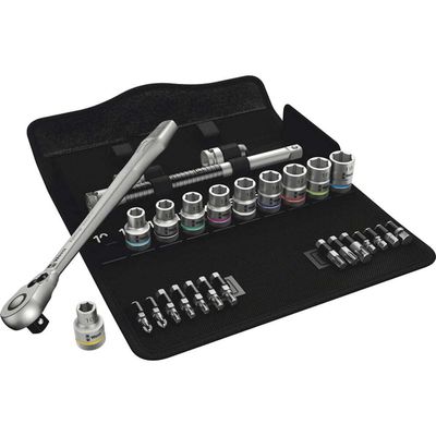 Wera 8100 SC8 Zyklop 28 Piece 1/2" Drive Socket and Bit Set 1/2"