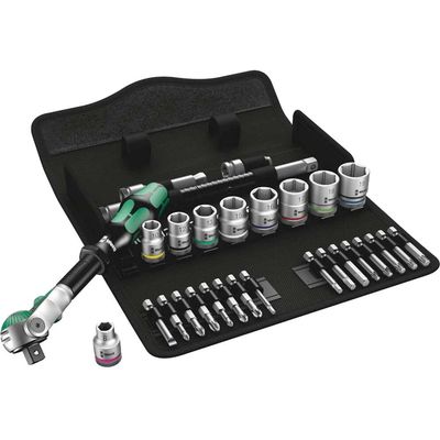 Wera 8100 SB6 3/8" Drive 29 Piece Zyklop Speed Ratchet Set