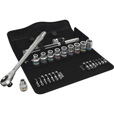 Wera 8100 SC7 Zyklop 28 Piece 1/2" Drive Socket and Bit Set 1/2"