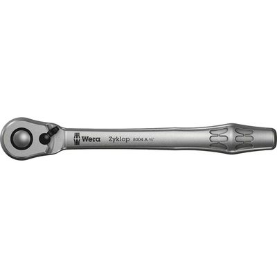 Wera 8004 A Zyklop 1/4" Drive Fine Tooth Slim Ratchet 1/4"