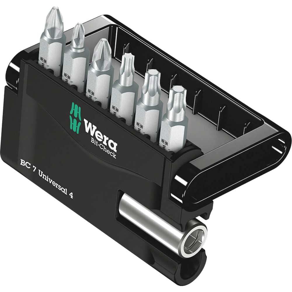 Wera 7 Piece Bit-Check Screwdriver Bit Set - Image 1