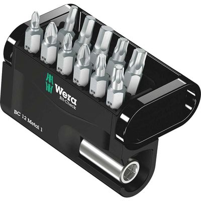 Wera 6 Piece Bit-Check Screwdriver Bit and Holder Set