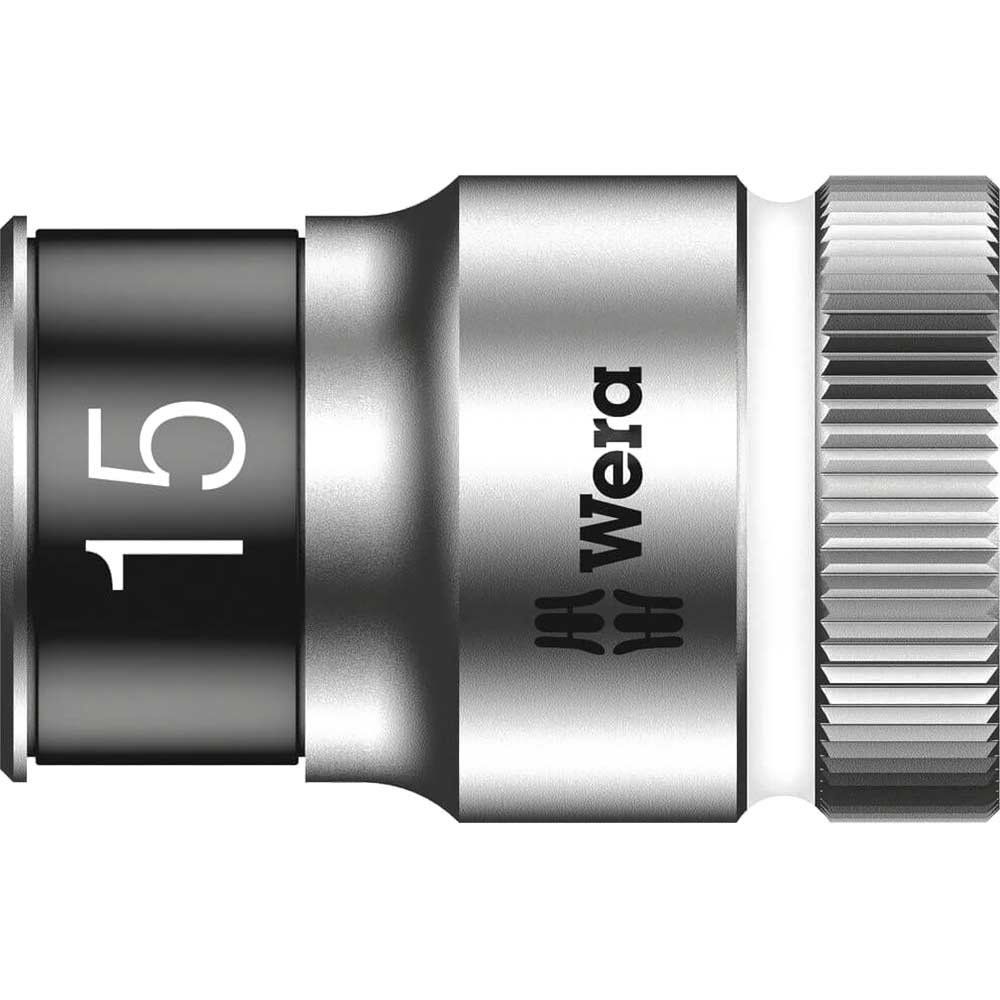 Wera 8790 HMC HF Zyklop 1/2" Drive Lock on Hexagon Socket Metric 1/2" 15mm - Image 1