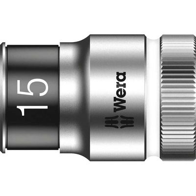 Wera 8790 HMC HF Zyklop 1/2" Drive Lock on Hexagon Socket Metric 1/2" 15mm
