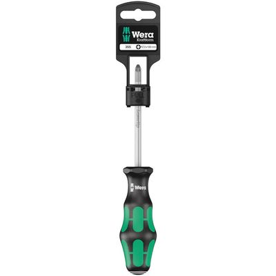 Wera 355 PZ SB Kraftform Plus Pozi Screwdriver PZ2 100mm
