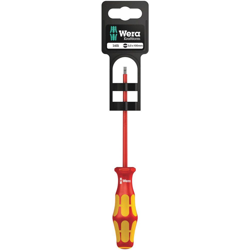 Wera 160 i SB VDE Kraftform Plus Slotted Screwdriver - Image 1